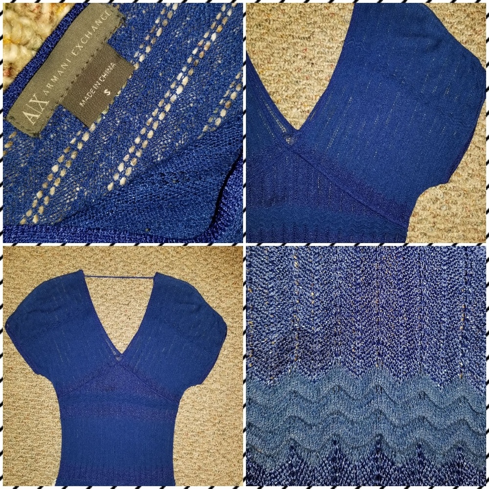 ARMANI exchange sparkling top